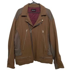 L Undercover wool biker jacket Brown